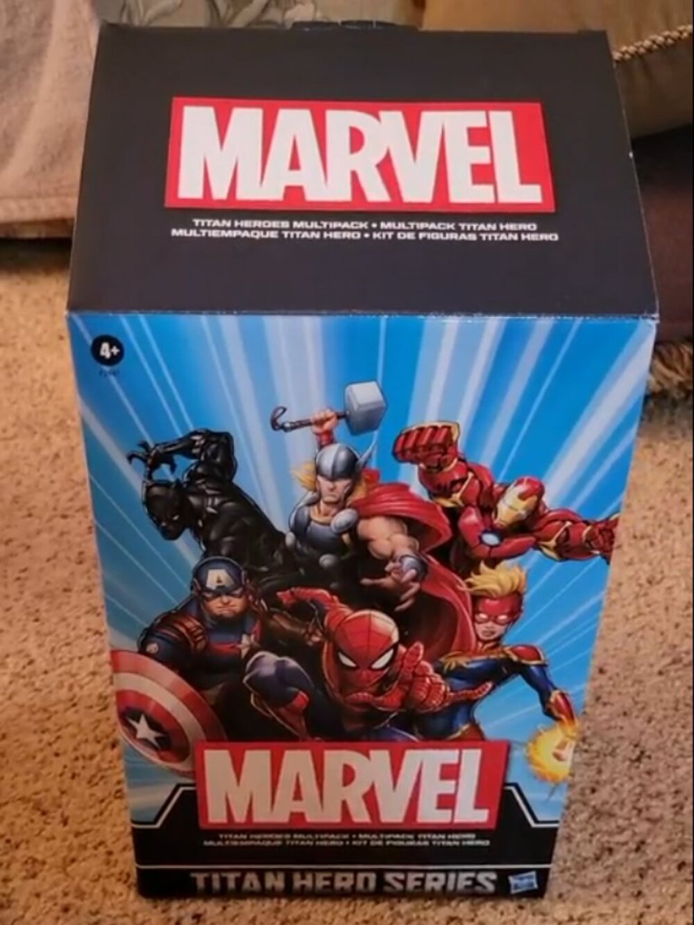 Titan Hero Series 6-Pack 12-Inch Marvel Action Figures Spider-Man Toys